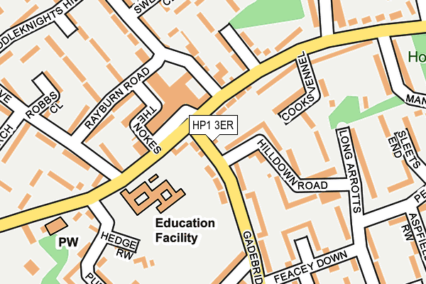 Map of LAUGHING BADGER SQ LTD at local scale
