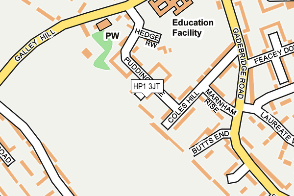 HP1 3JT map - OS OpenMap – Local (Ordnance Survey)