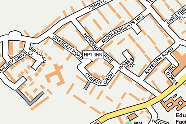 HP1 3NN map - OS OpenMap – Local (Ordnance Survey)