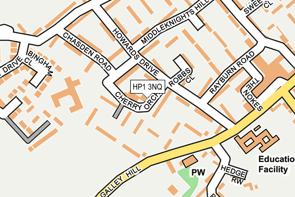 HP1 3NQ map - OS OpenMap – Local (Ordnance Survey)