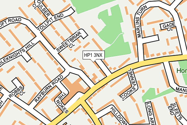 HP1 3NX map - OS OpenMap – Local (Ordnance Survey)