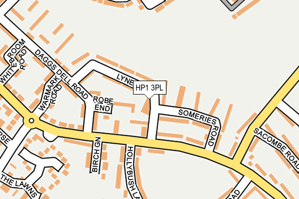HP1 3PL map - OS OpenMap – Local (Ordnance Survey)