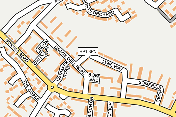HP1 3PN map - OS OpenMap – Local (Ordnance Survey)