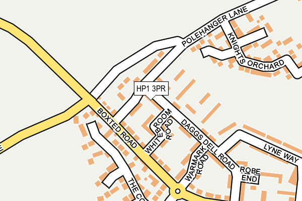 HP1 3PR map - OS OpenMap – Local (Ordnance Survey)