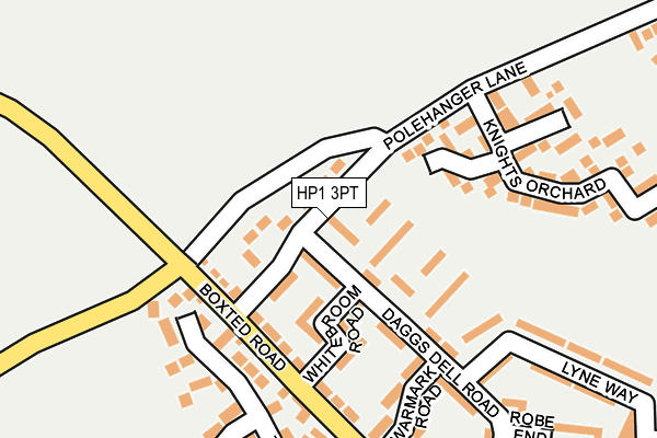 HP1 3PT map - OS OpenMap – Local (Ordnance Survey)