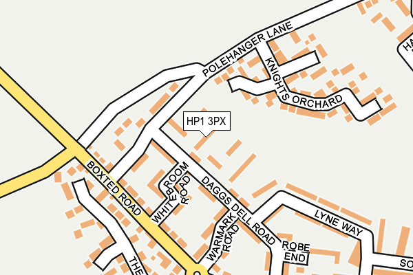 HP1 3PX map - OS OpenMap – Local (Ordnance Survey)