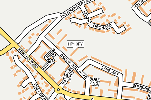 HP1 3PY map - OS OpenMap – Local (Ordnance Survey)