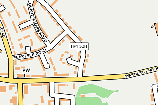 HP1 3QH map - OS OpenMap – Local (Ordnance Survey)