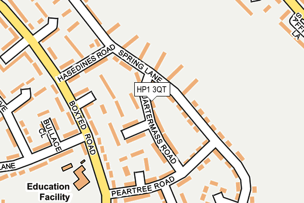 HP1 3QT map - OS OpenMap – Local (Ordnance Survey)