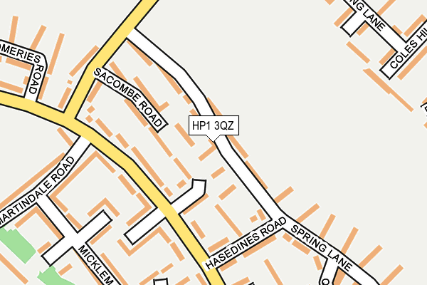 HP1 3QZ map - OS OpenMap – Local (Ordnance Survey)