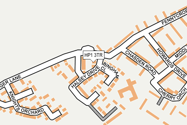 HP1 3TR map - OS OpenMap – Local (Ordnance Survey)
