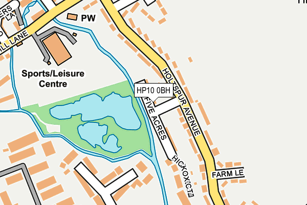 HP10 0BH map - OS OpenMap – Local (Ordnance Survey)