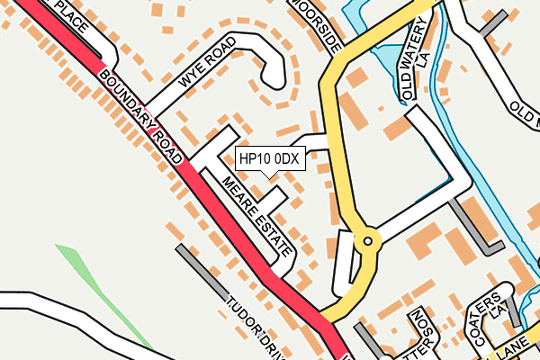 HP10 0DX map - OS OpenMap – Local (Ordnance Survey)
