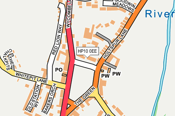 HP10 0EE map - OS OpenMap – Local (Ordnance Survey)