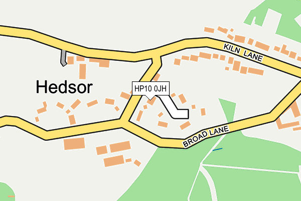 HP10 0JH map - OS OpenMap – Local (Ordnance Survey)