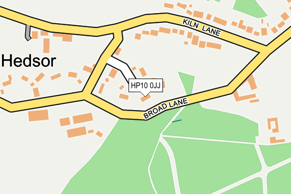 HP10 0JJ map - OS OpenMap – Local (Ordnance Survey)