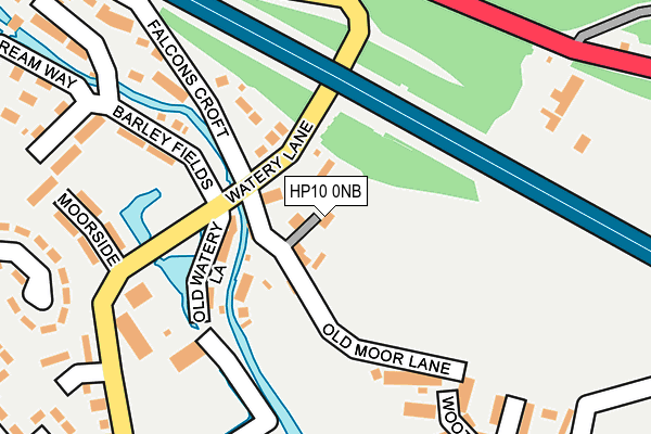 HP10 0NB map - OS OpenMap – Local (Ordnance Survey)