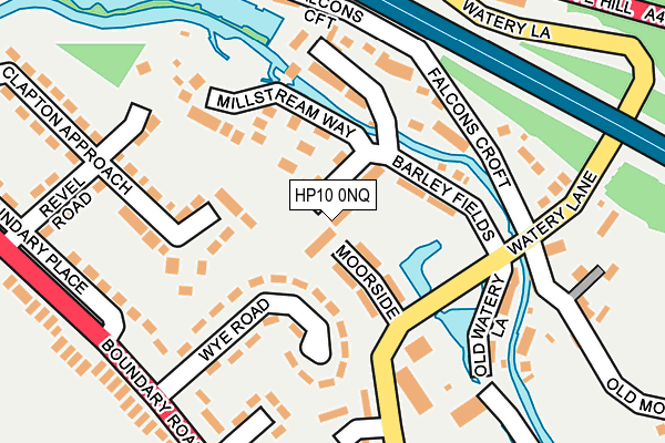 HP10 0NQ map - OS OpenMap – Local (Ordnance Survey)
