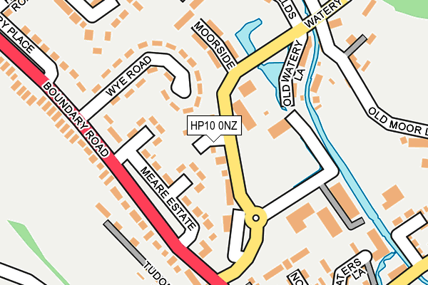 HP10 0NZ map - OS OpenMap – Local (Ordnance Survey)