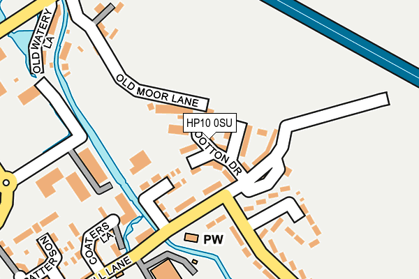 HP10 0SU map - OS OpenMap – Local (Ordnance Survey)