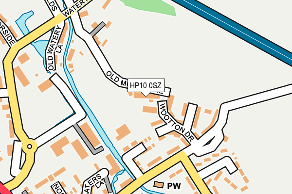 HP10 0SZ map - OS OpenMap – Local (Ordnance Survey)