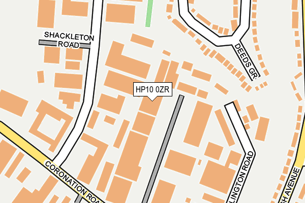 HP10 0ZR map - OS OpenMap – Local (Ordnance Survey)