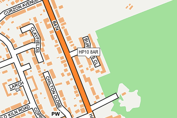 Map of TEMPLEWAY LIMITED at local scale
