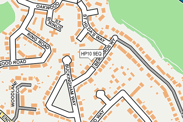 HP10 9EQ map - OS OpenMap – Local (Ordnance Survey)