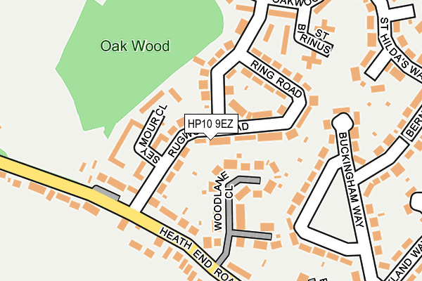 HP10 9EZ map - OS OpenMap – Local (Ordnance Survey)