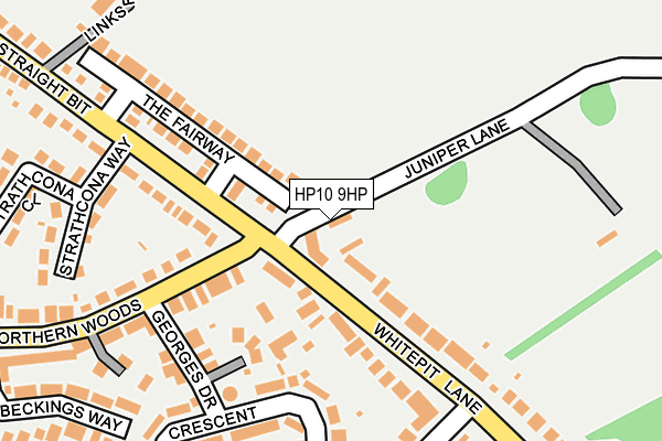 HP10 9HP map - OS OpenMap – Local (Ordnance Survey)
