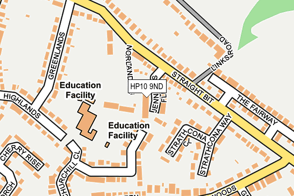 HP10 9ND map - OS OpenMap – Local (Ordnance Survey)