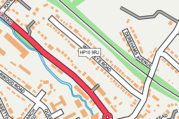 HP10 9RJ map - OS OpenMap – Local (Ordnance Survey)