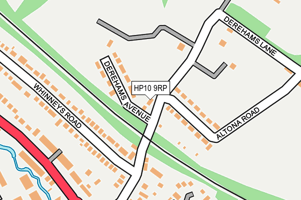 HP10 9RP map - OS OpenMap – Local (Ordnance Survey)