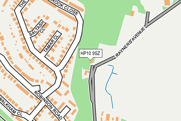 HP10 9SZ map - OS OpenMap – Local (Ordnance Survey)