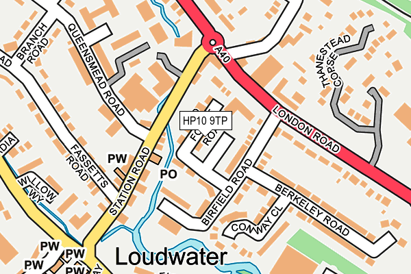 Map of OLD FORGE COURT (LOUDWATER) LIMITED at local scale
