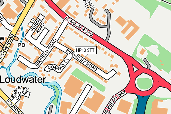 HP10 9TT map - OS OpenMap – Local (Ordnance Survey)