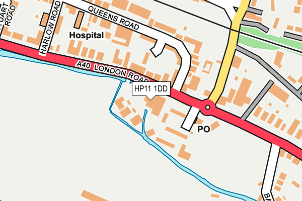 HP11 1DD map - OS OpenMap – Local (Ordnance Survey)