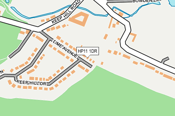 HP11 1DR map - OS OpenMap – Local (Ordnance Survey)