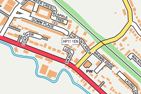 HP11 1EN map - OS OpenMap – Local (Ordnance Survey)