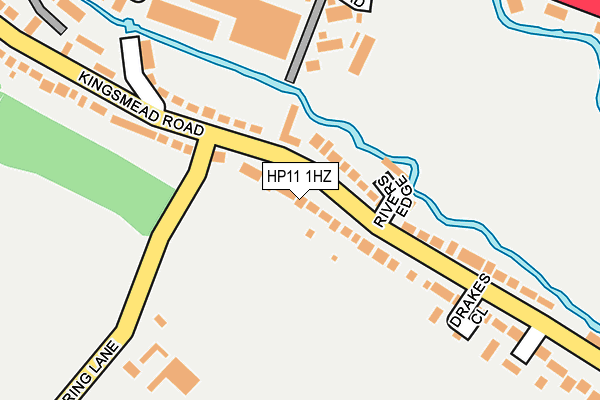 HP11 1HZ map - OS OpenMap – Local (Ordnance Survey)