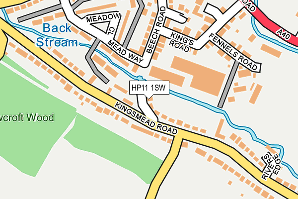 HP11 1SW map - OS OpenMap – Local (Ordnance Survey)