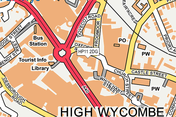 HP11 2DG map - OS OpenMap – Local (Ordnance Survey)