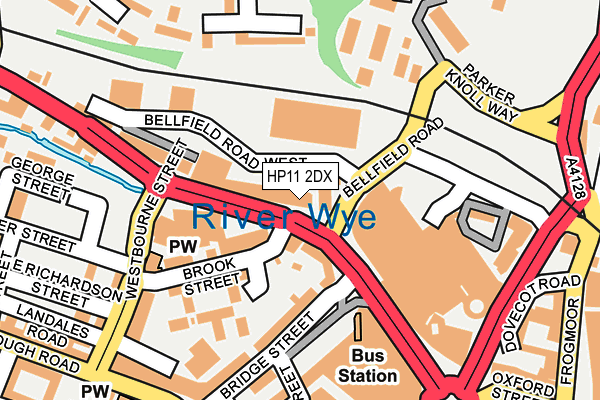 HP11 2DX map - OS OpenMap – Local (Ordnance Survey)