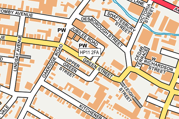 HP11 2FA map - OS OpenMap – Local (Ordnance Survey)