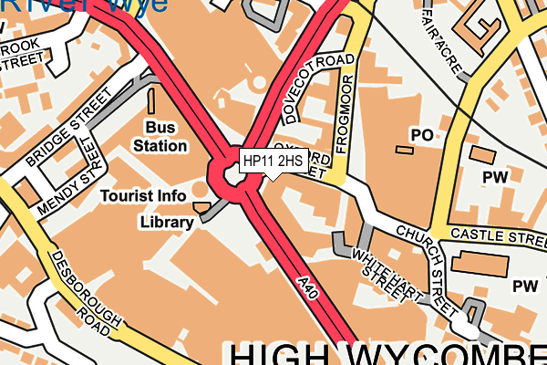 HP11 2HS map - OS OpenMap – Local (Ordnance Survey)