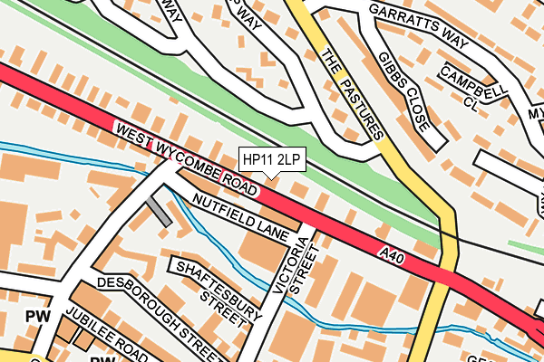 HP11 2LP map - OS OpenMap – Local (Ordnance Survey)