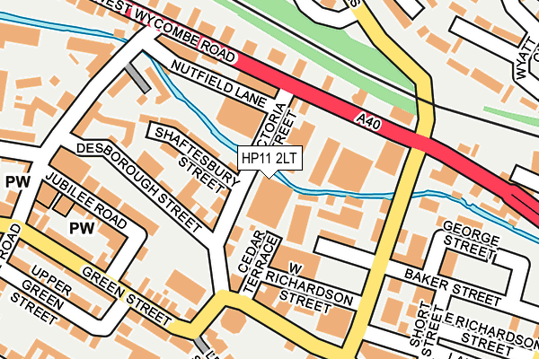 HP11 2LT map - OS OpenMap – Local (Ordnance Survey)