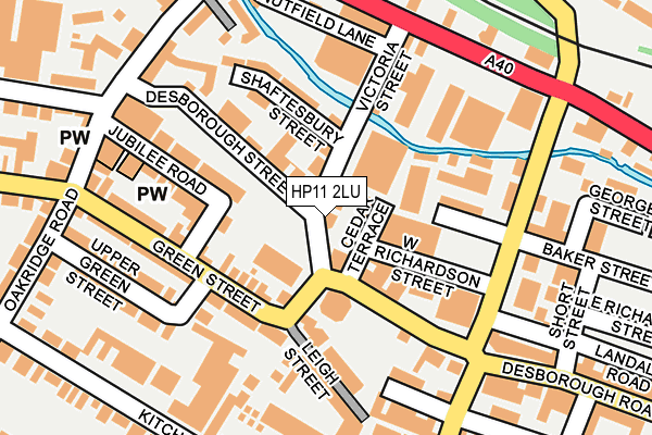 HP11 2LU map - OS OpenMap – Local (Ordnance Survey)