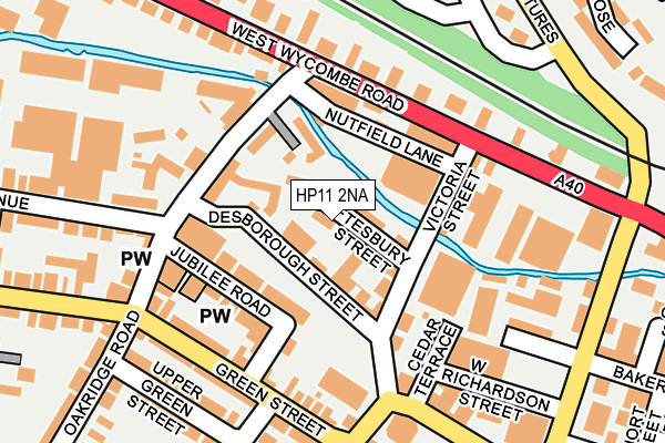 HP11 2NA map - OS OpenMap – Local (Ordnance Survey)