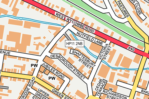 HP11 2NB map - OS OpenMap – Local (Ordnance Survey)